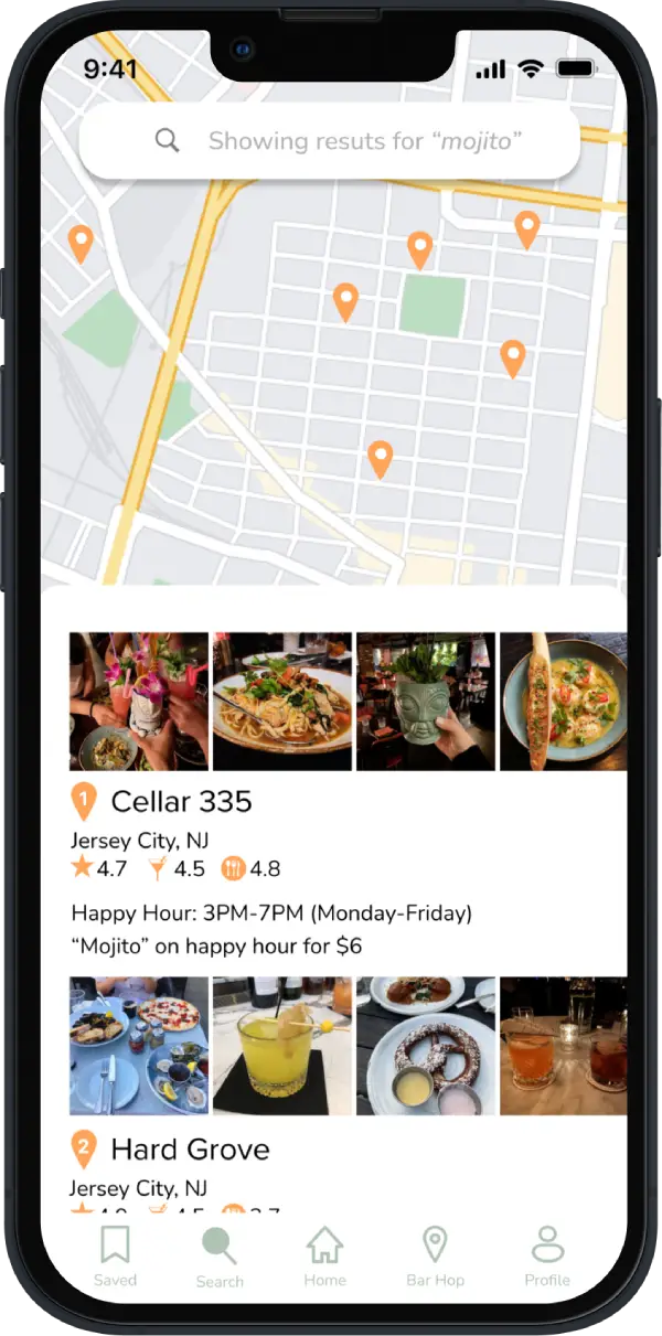 Foreign app screen