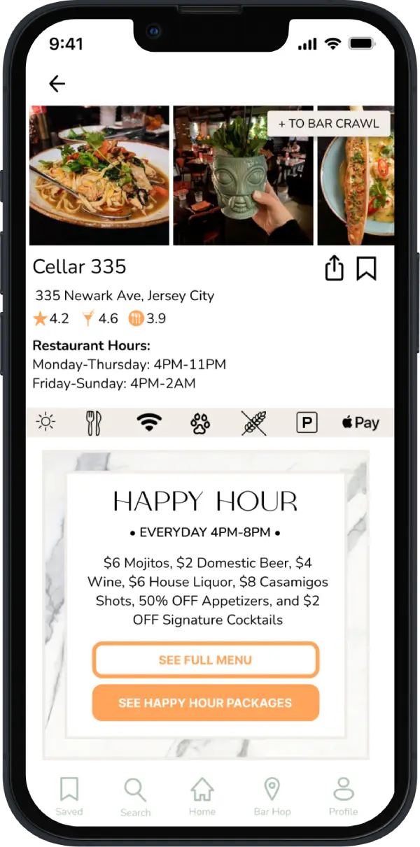 Foreign app screen