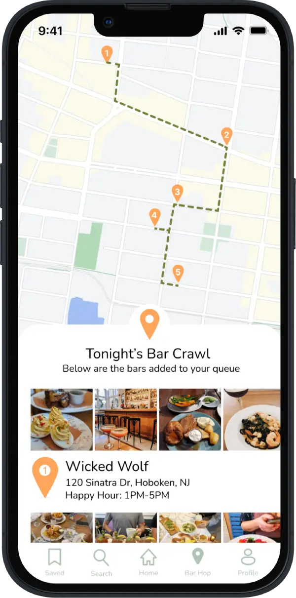 Foreign app screen