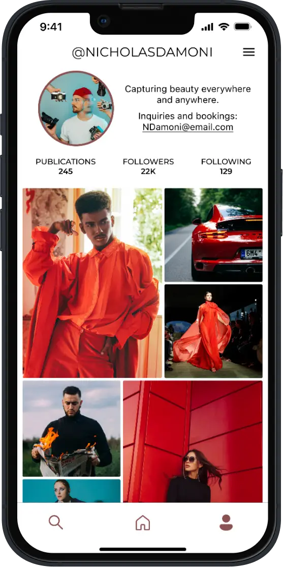 Claimed app screen