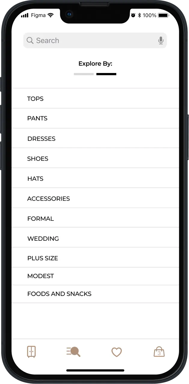 Foreign app screen